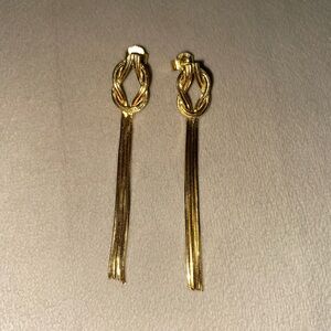 Gold Tassel Earrings